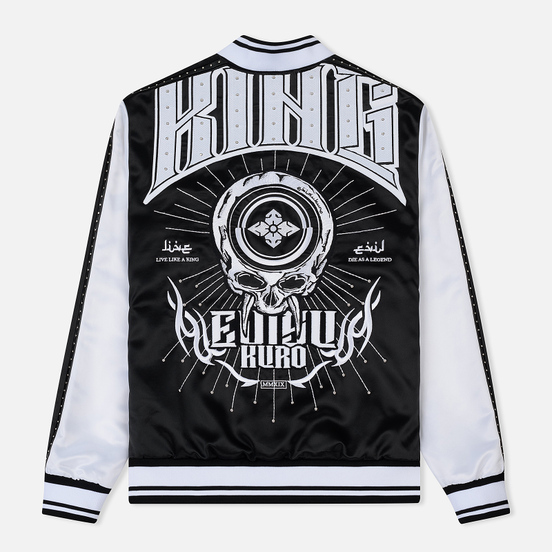 Мужская куртка Evisu Evisukuro Studded Sleeve Souvenir Black