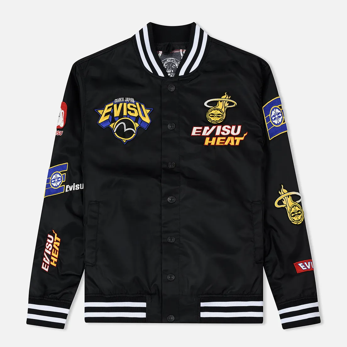 Evisu Мужская куртка Heritage NBA Clubs Embroidered Badges