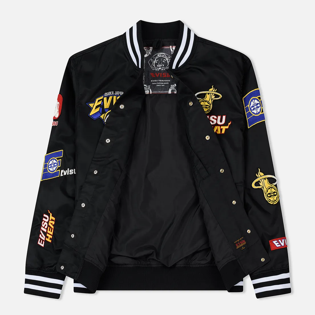 Evisu Мужская куртка Heritage NBA Clubs Embroidered Badges