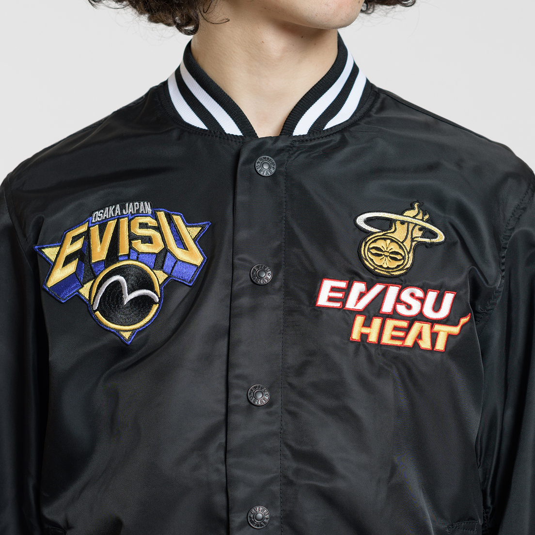 Evisu Мужская куртка Heritage NBA Clubs Embroidered Badges