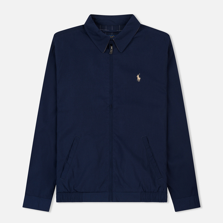 Мужская куртка харрингтон Polo Ralph Lauren Bi-Swing Windbreaker, цвет синий, размер XXL
