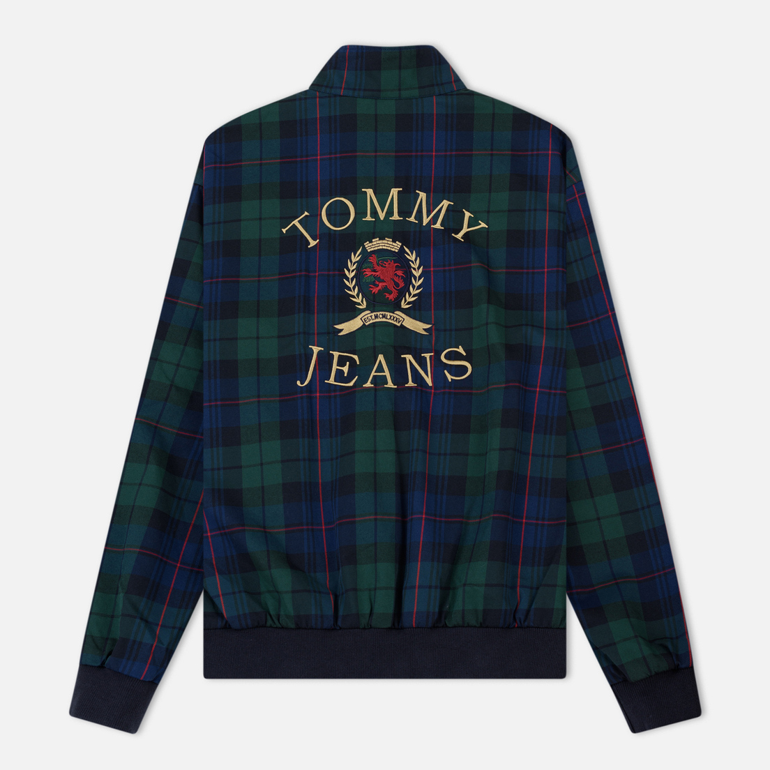 Tommy Jeans Мужская куртка харрингтон Crest Plaid M5 Check
