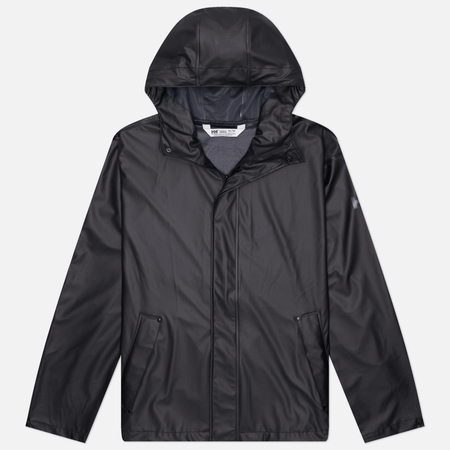 фото Мужская куртка дождевик helly hansen moss, цвет чёрный, размер l