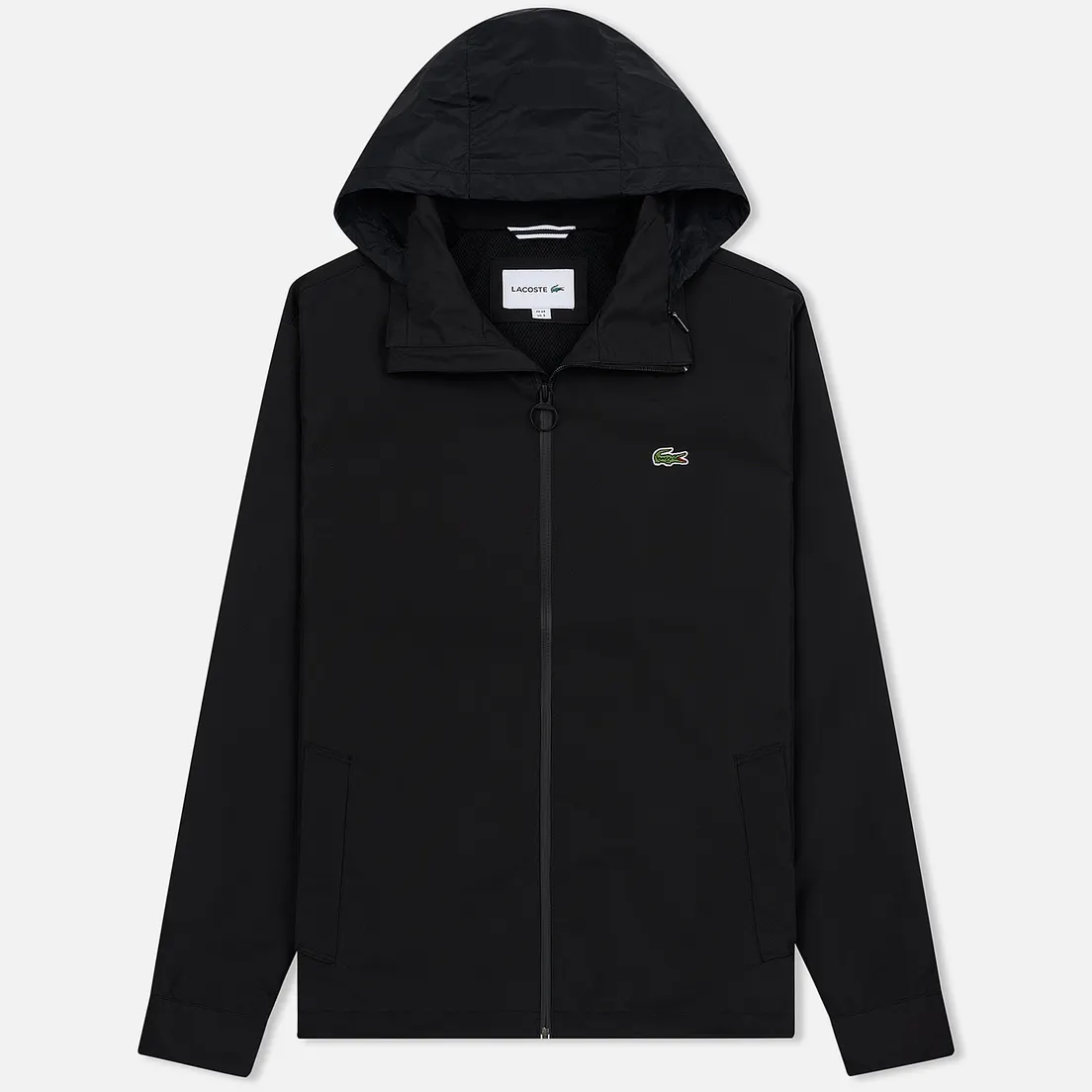 Lacoste Мужская куртка Concealed Hood Zippered Lightweight Taffeta