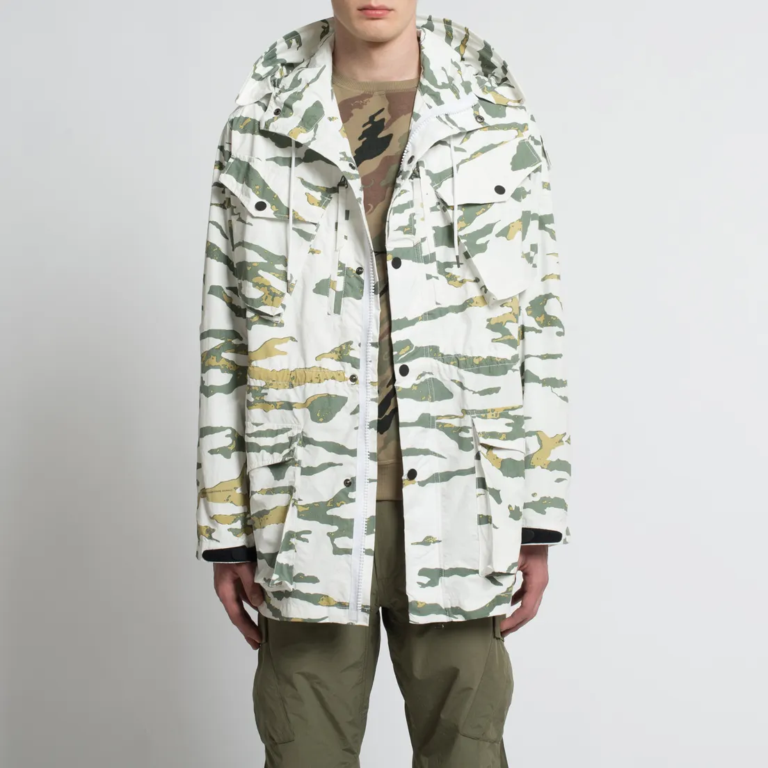 maharishi Мужская куртка Cargo Camo Smock Tigerstripe Murale