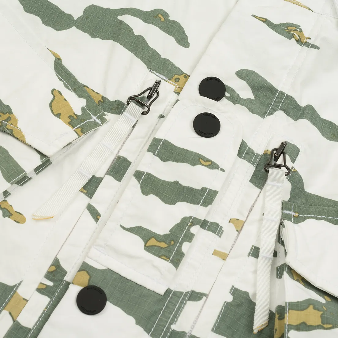 maharishi Мужская куртка Cargo Camo Smock Tigerstripe Murale