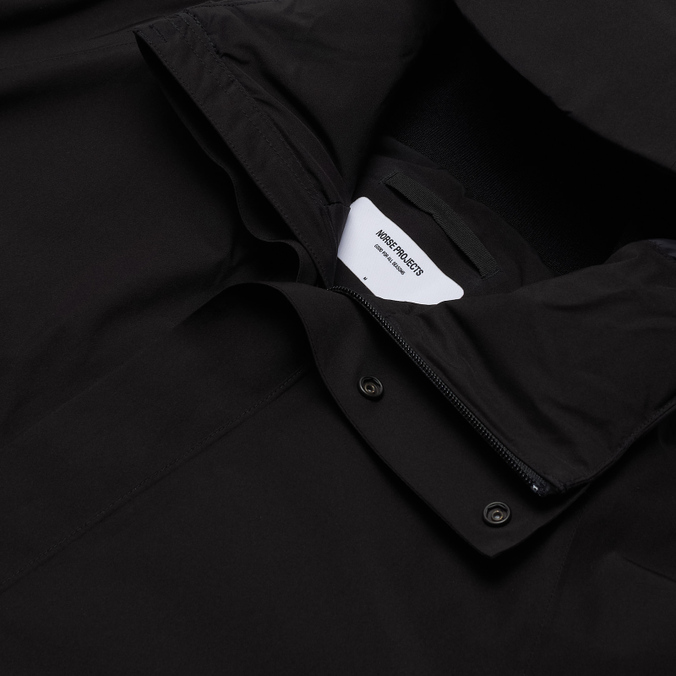 Мужская куртка Norse Projects, цвет чёрный, размер L N55-0479-9999 Rokkvi 5.0 Gore-Tex - фото 2