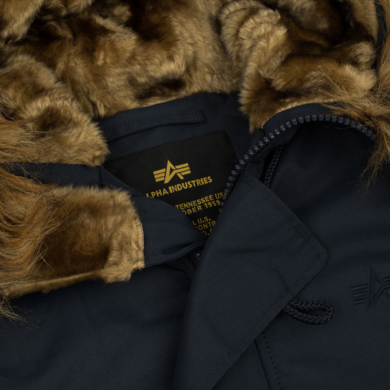 Мужская куртка парка Alpha Industries Explorer Replica Blue