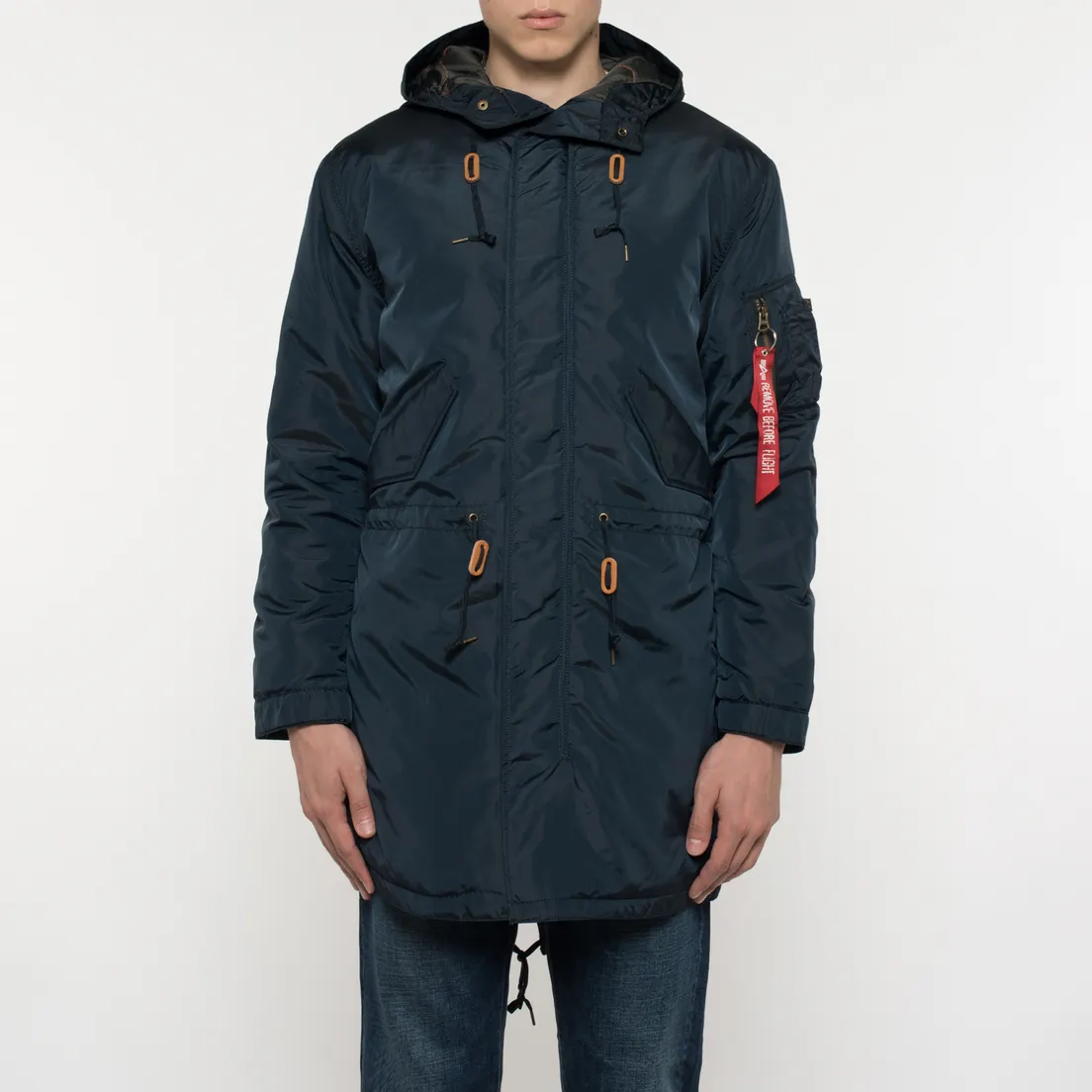 Alpha Industries Мужская куртка парка Hooded Fishtail CW TT