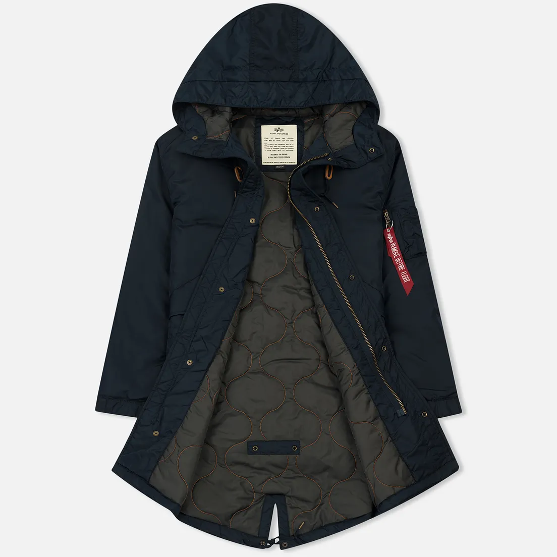Alpha Industries Мужская куртка парка Hooded Fishtail CW TT