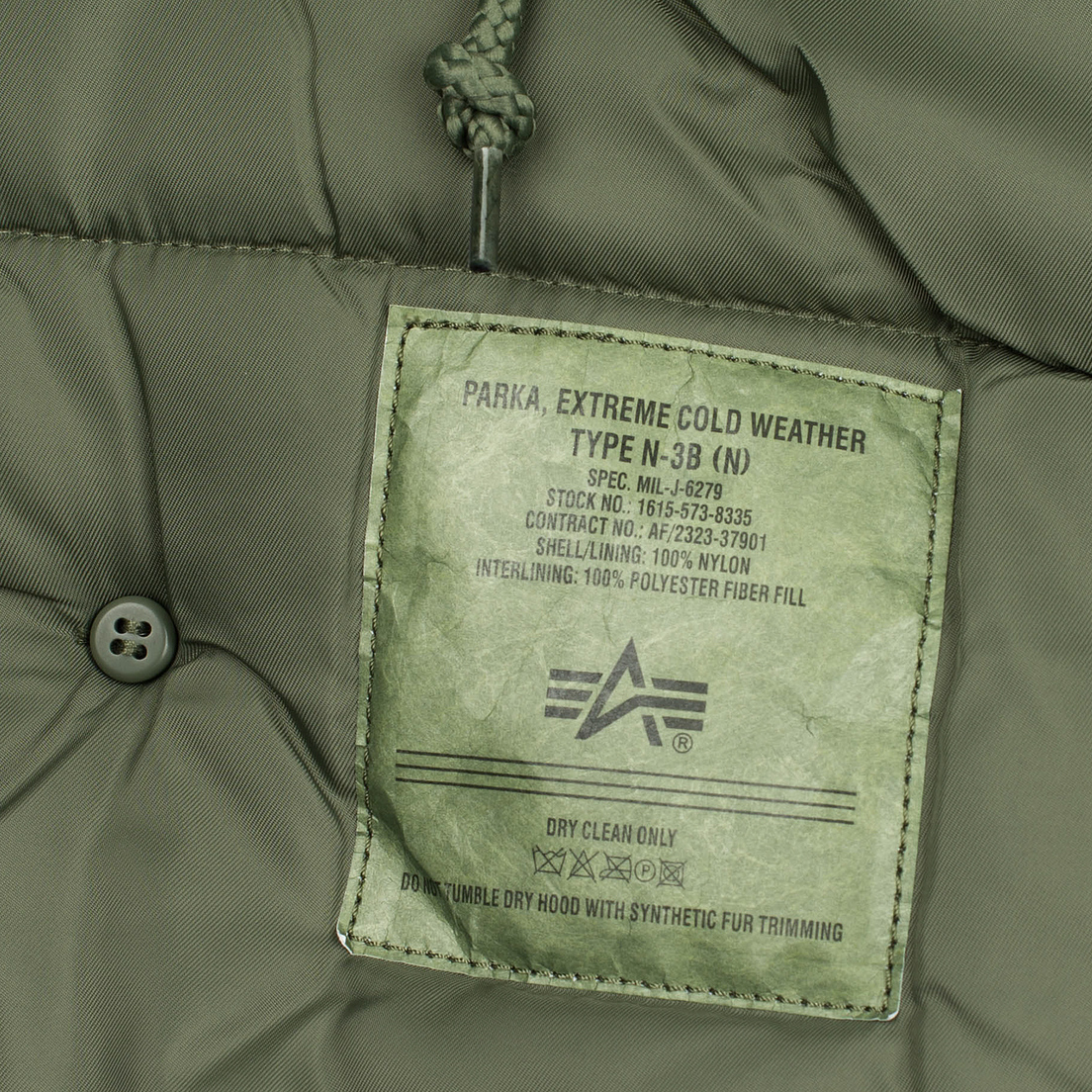 Alpha Industries Мужская куртка парка N-3B