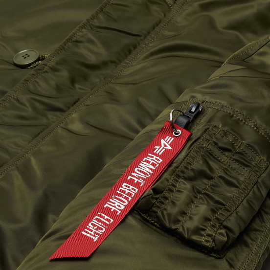 Мужская куртка парка Alpha Industries N3B VF 59 Dark Green