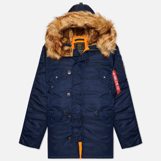 Мужская куртка парка Alpha Industries N3B VF 59 Replica Blue