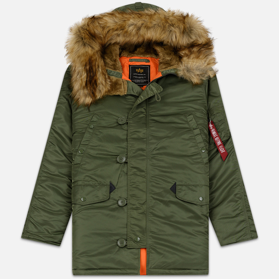 Мужская куртка парка Alpha Industries N3B VF 59 Sage Green