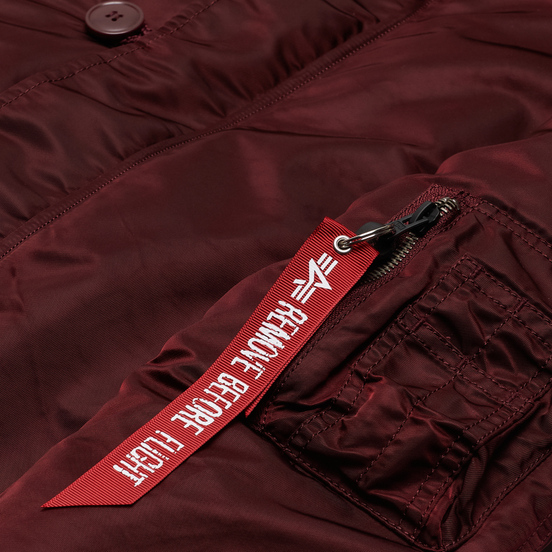 Мужская куртка парка Alpha Industries N3B VF 59 Wine Red