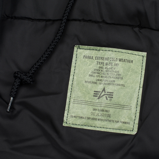 Мужская куртка парка Alpha Industries Polar Black