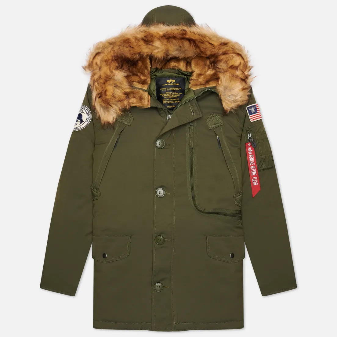Alpha Industries Мужская куртка парка Polar