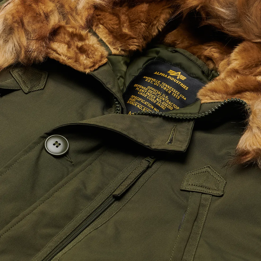 Alpha Industries Мужская куртка парка Polar