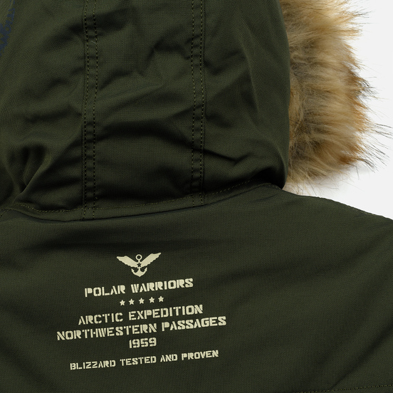 Мужская куртка парка Alpha Industries Polar Dark Green