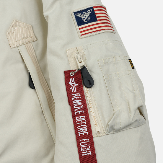 Мужская куртка парка Alpha Industries Polar Off White