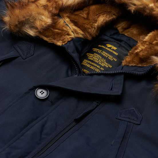 Мужская куртка парка Alpha Industries Polar Replica Blue
