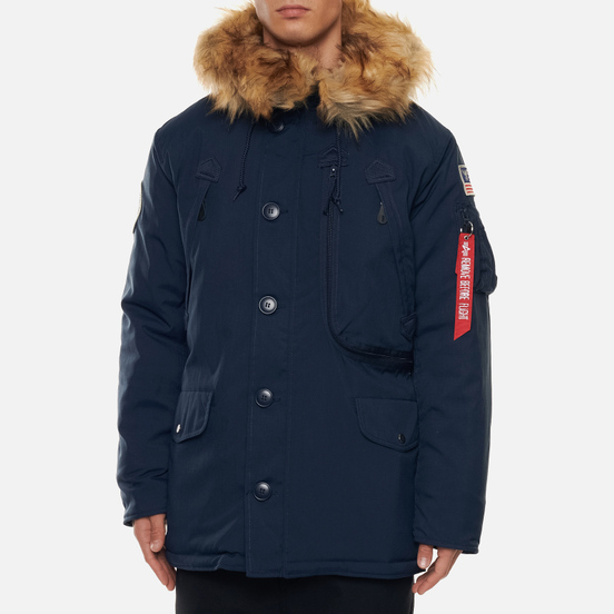 Мужская куртка парка Alpha Industries Polar Replica Blue