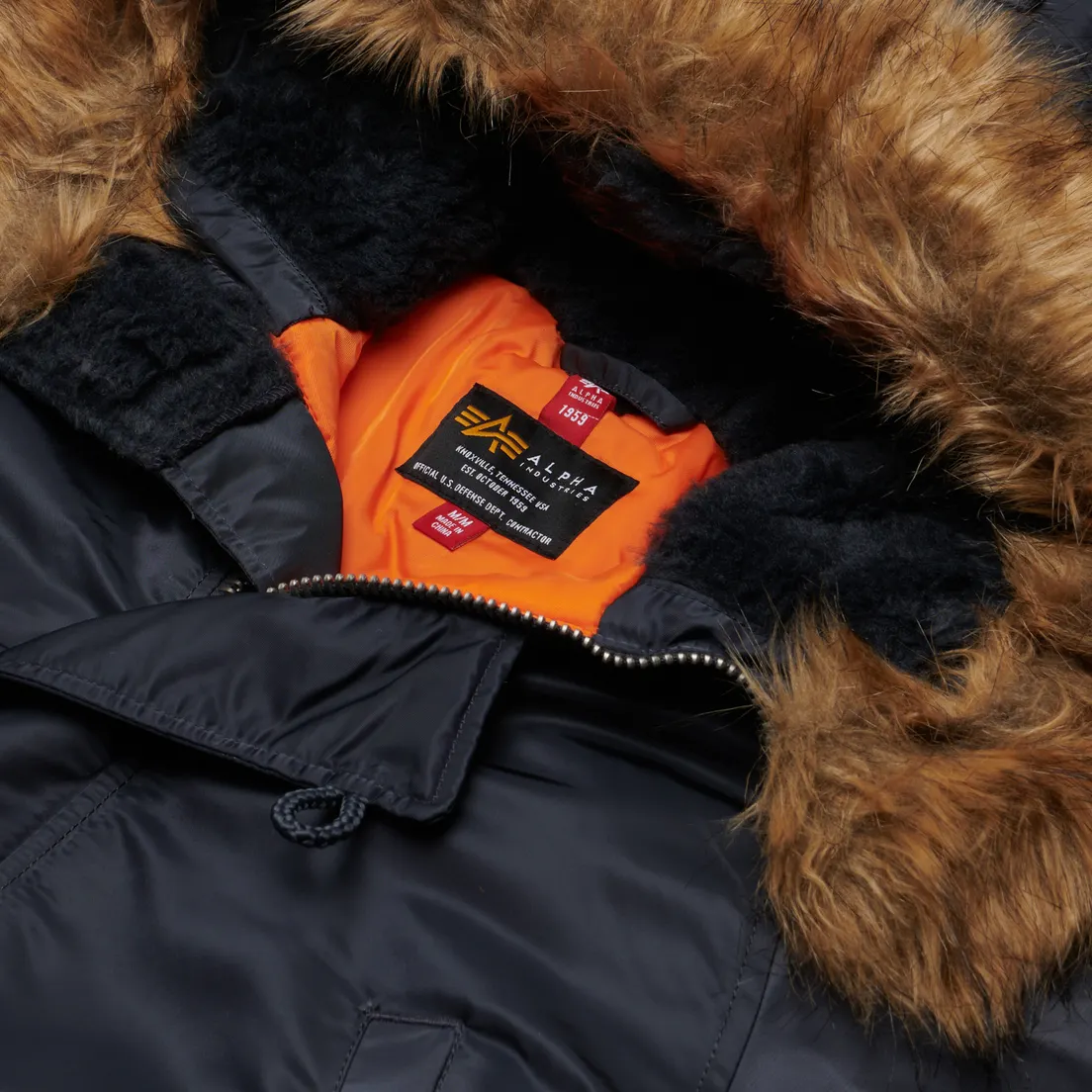 Alpha Industries Мужская куртка парка N-3B Slim Fit