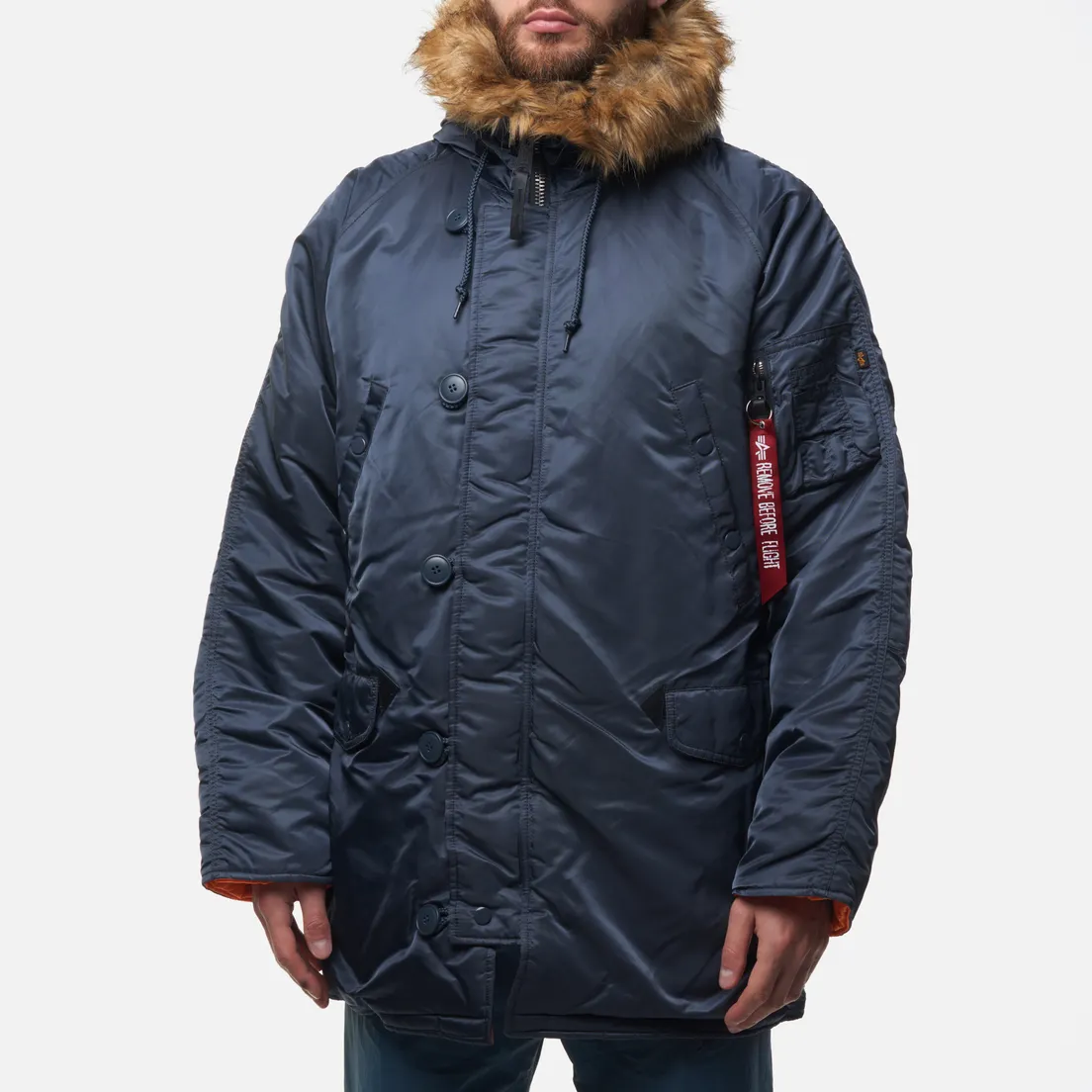 Alpha Industries Мужская куртка парка N-3B Slim Fit