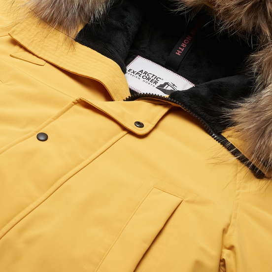 Мужская куртка парка Arctic Explorer Chill Yellow