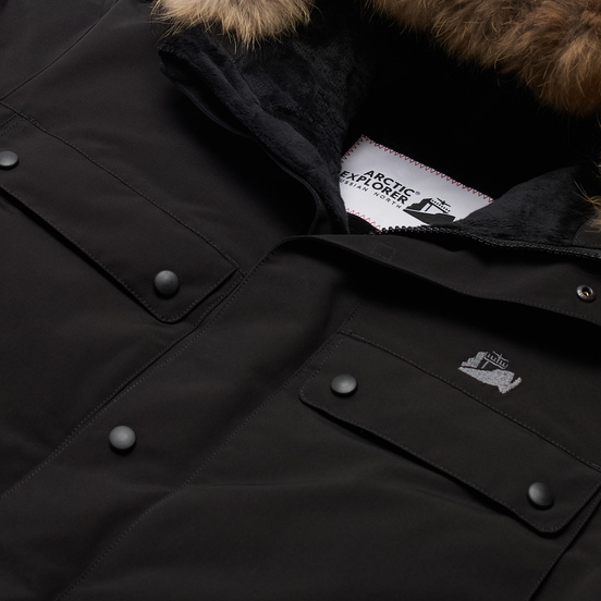 Мужская куртка парка Arctic Explorer Polus Black