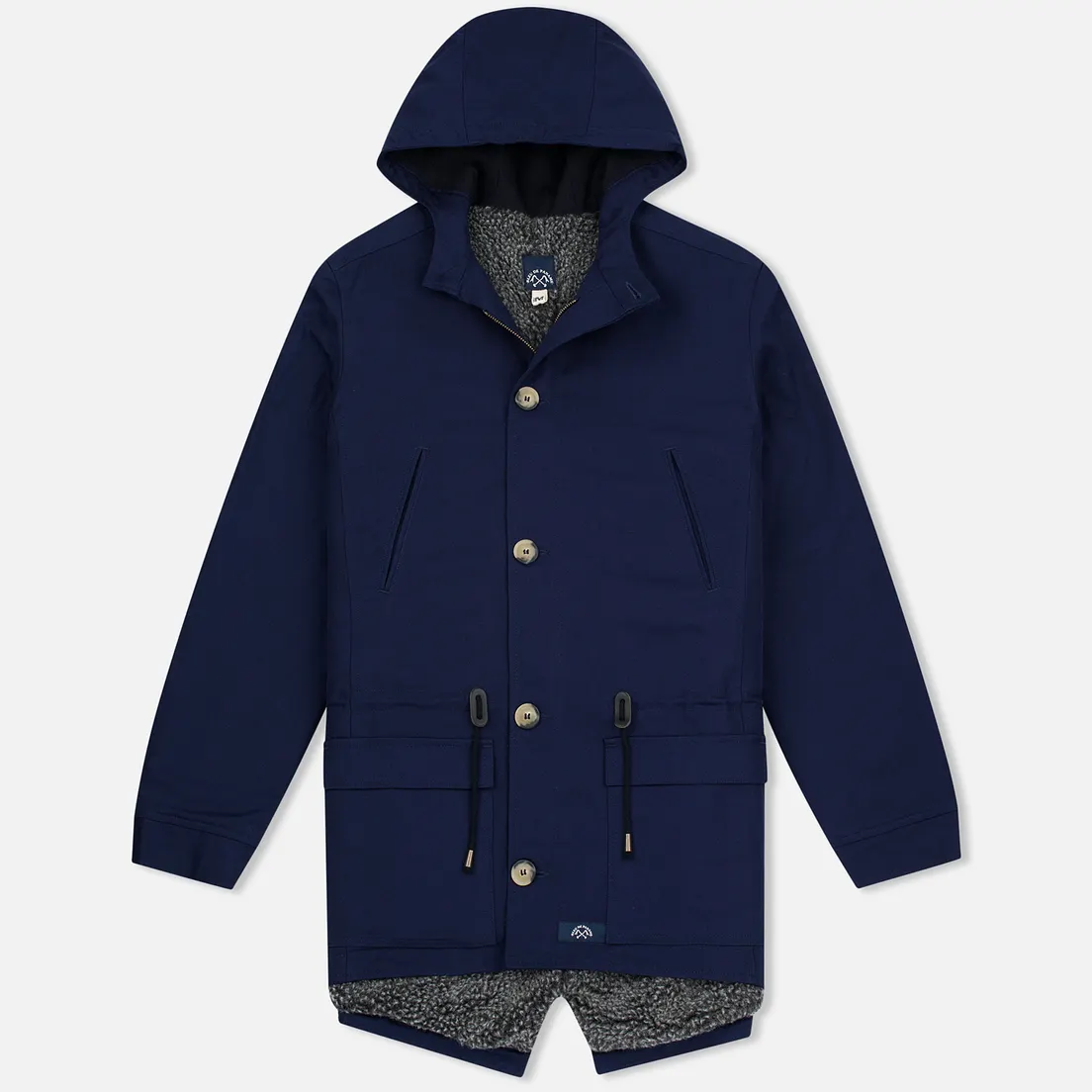 Bleu De Paname Мужская куртка парка Gabardine Natte