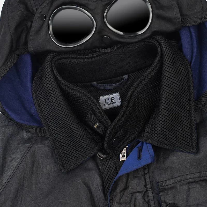 C.P. Company Мужская куртка парка Goggle Lino Rubber Flex Limited 40TH