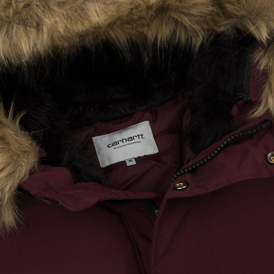 Мужская куртка парка Carhartt WIP Anchorage 4.7 Oz Amarone/Black