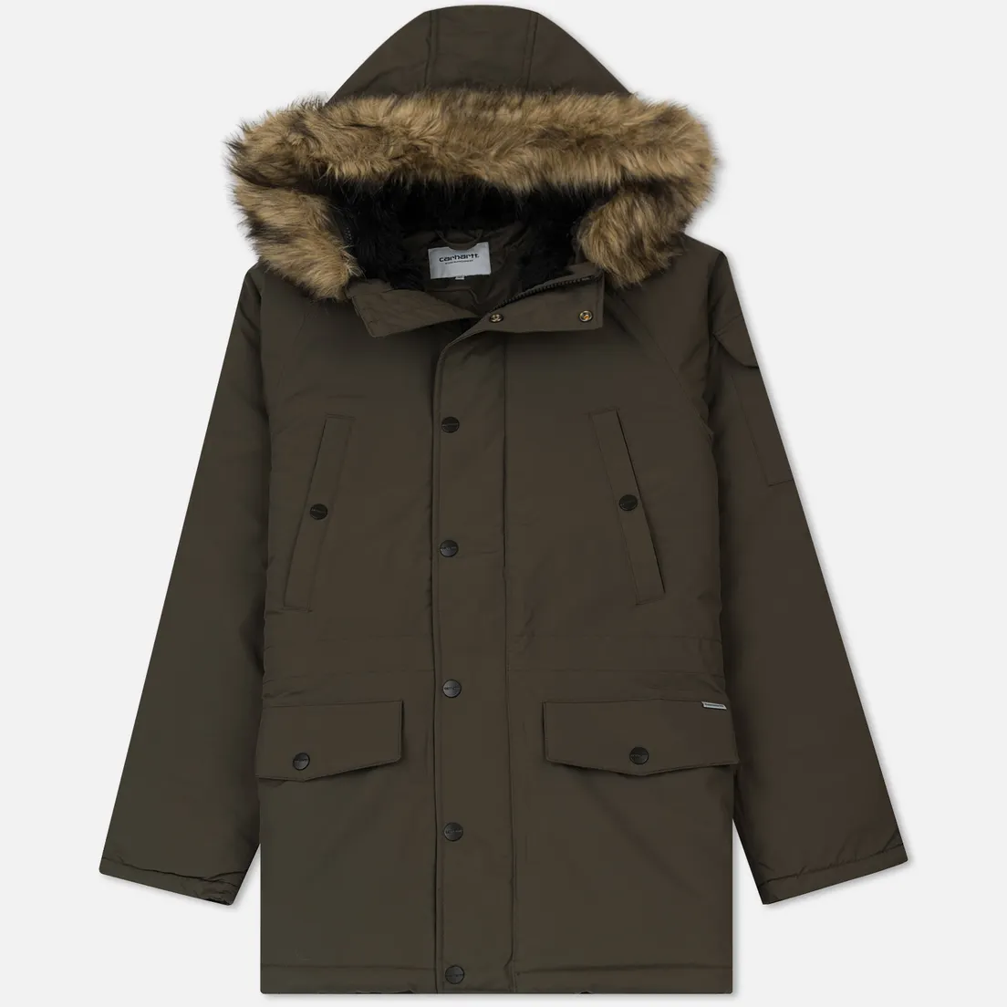 Carhartt WIP Мужская куртка парка Anchorage 4.7 Oz