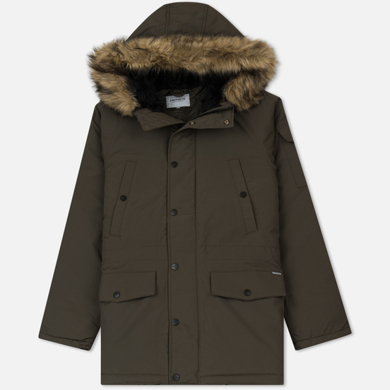 Мужская куртка парка Carhartt WIP Anchorage 4.7 Oz Cypress/Black