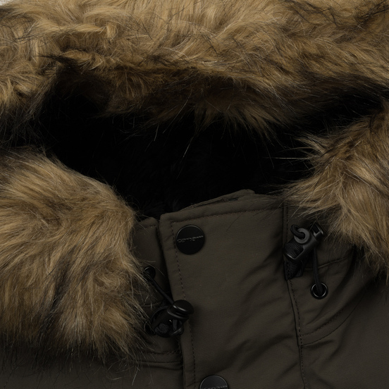 Мужская куртка парка Carhartt WIP Anchorage 4.7 Oz Cypress/Black