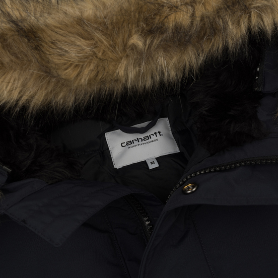 Мужская куртка парка Carhartt WIP Anchorage 4.7 Oz Dark Navy/Black