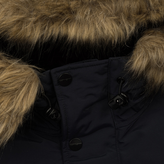 Мужская куртка парка Carhartt WIP Anchorage 4.7 Oz Dark Navy/Black