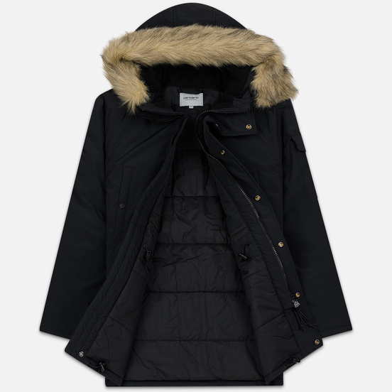 Мужская куртка парка Carhartt WIP Anchorage 4 Oz Black
