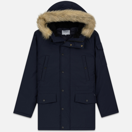 Мужская куртка парка Carhartt WIP Anchorage 4 Oz Dark Navy/Black