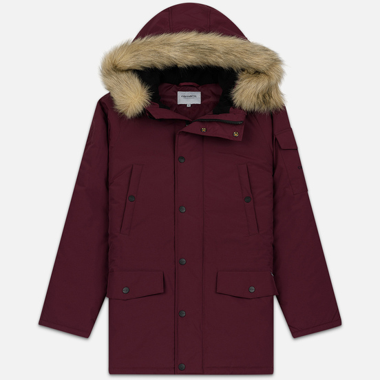 Мужская куртка парка Carhartt WIP Anchorage 4 Oz Merlot/Black