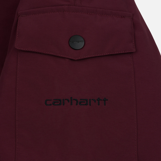 Мужская куртка парка Carhartt WIP Anchorage 4 Oz Merlot/Black