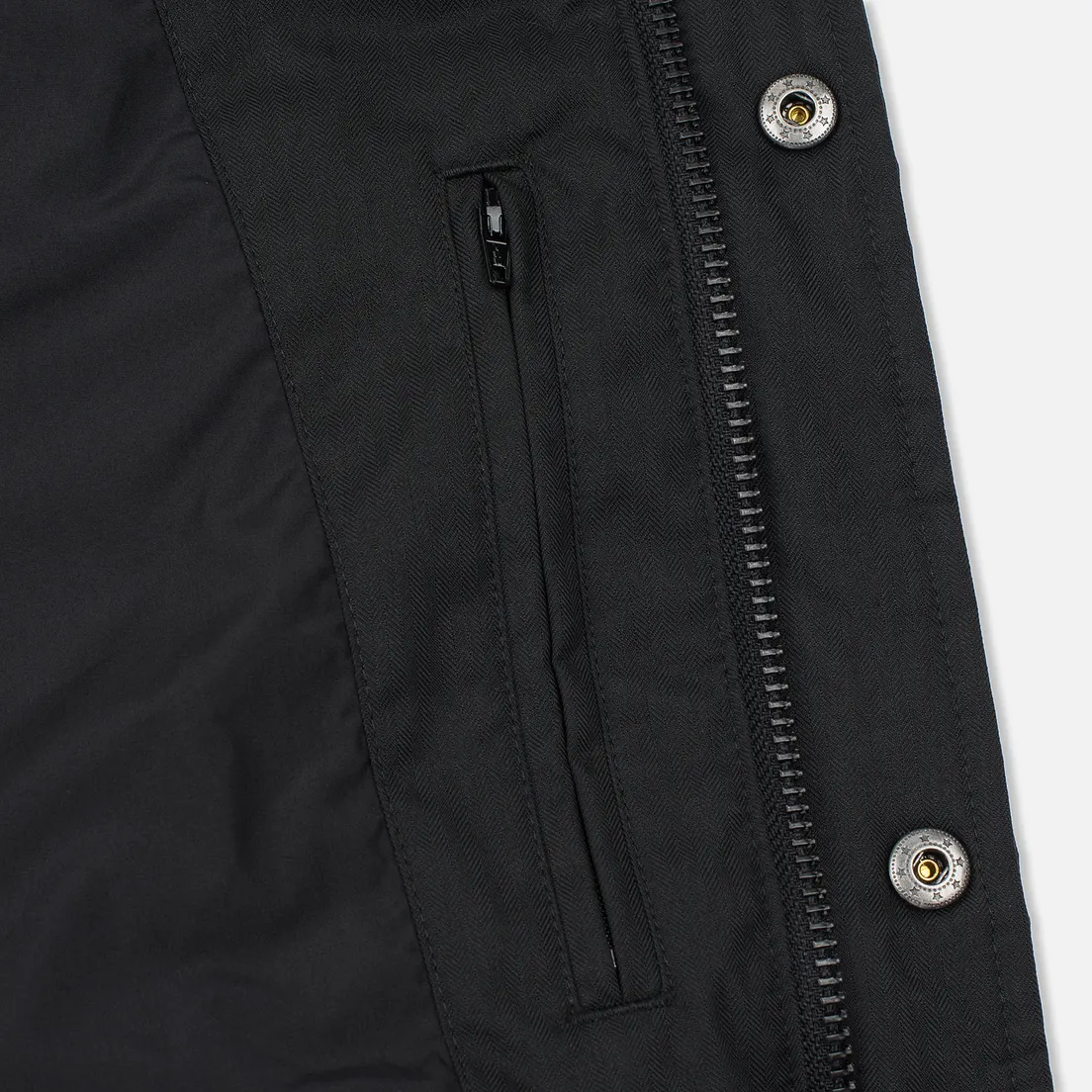 Fred Perry Мужская куртка парка Down Fur Trim