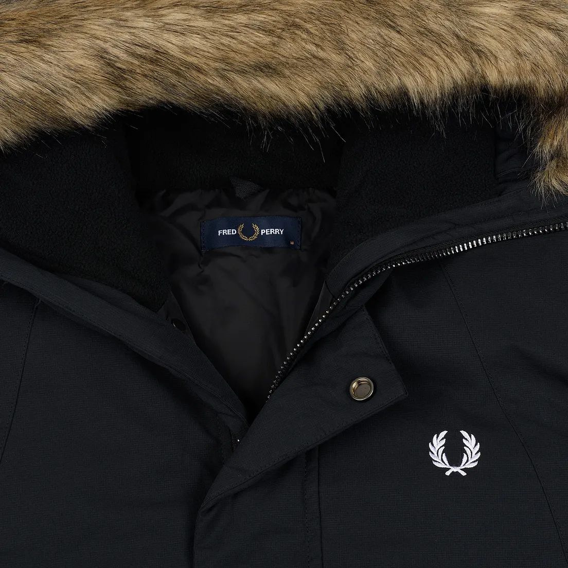 Fred Perry Мужская куртка парка Padded Snorkel