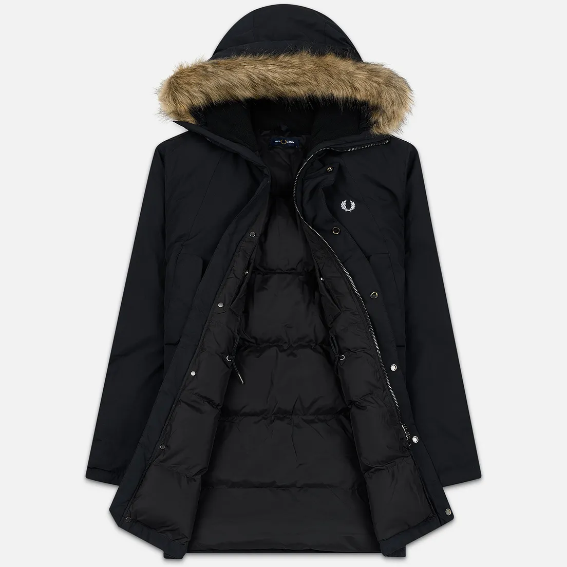 Fred Perry Мужская куртка парка Padded Snorkel