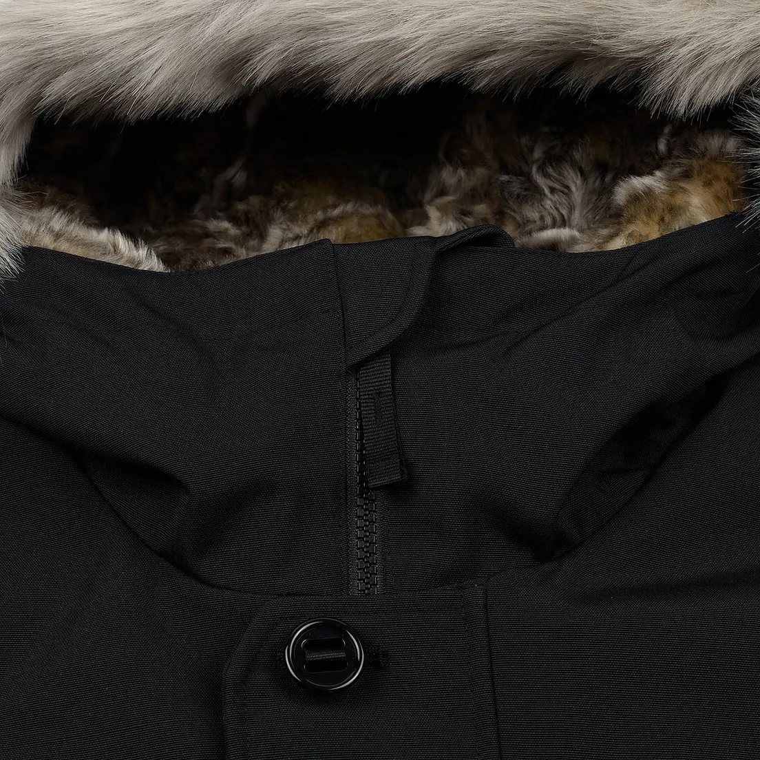 Lacoste Live Мужская куртка парка Faux Fur Hooded
