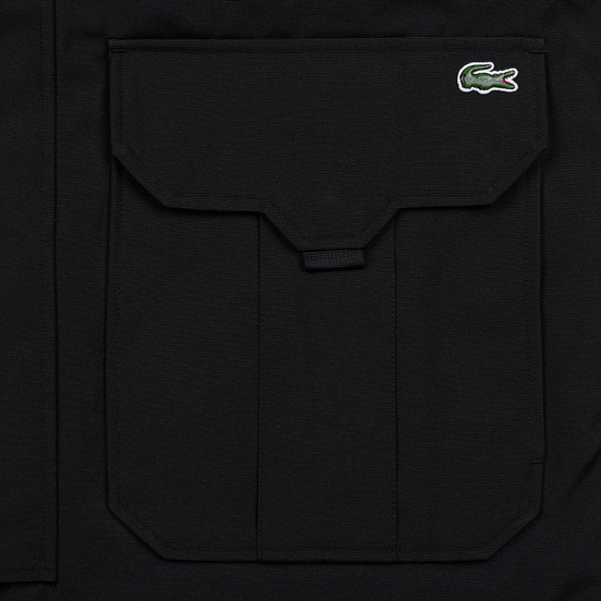Мужская куртка парка Lacoste Live Faux Fur Hooded Black/Black