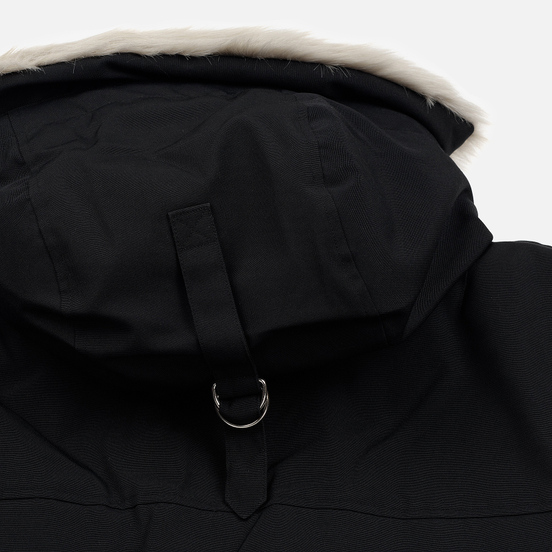 Мужская куртка парка Lacoste Live Faux Fur Hooded Black/Black