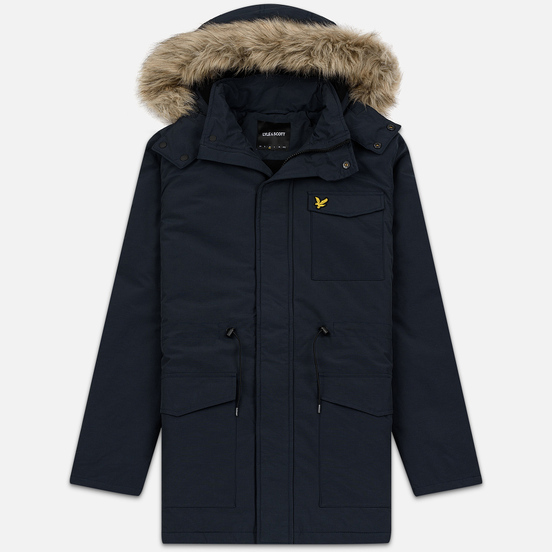 Мужская куртка парка Lyle & Scott Winter Weight Microfleece Dark Navy