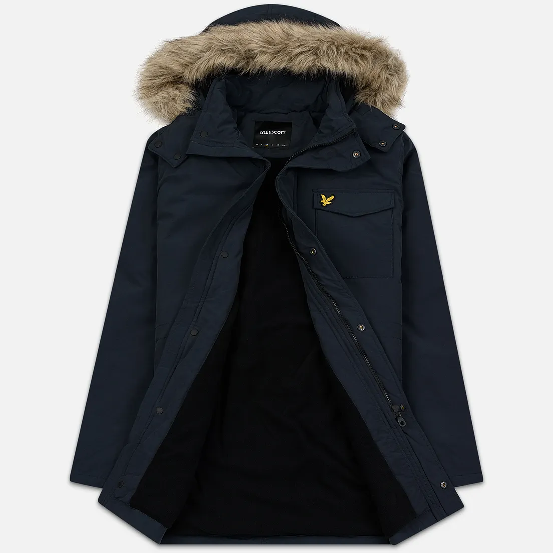 Lyle & Scott Мужская куртка парка Winter Weight Microfleece